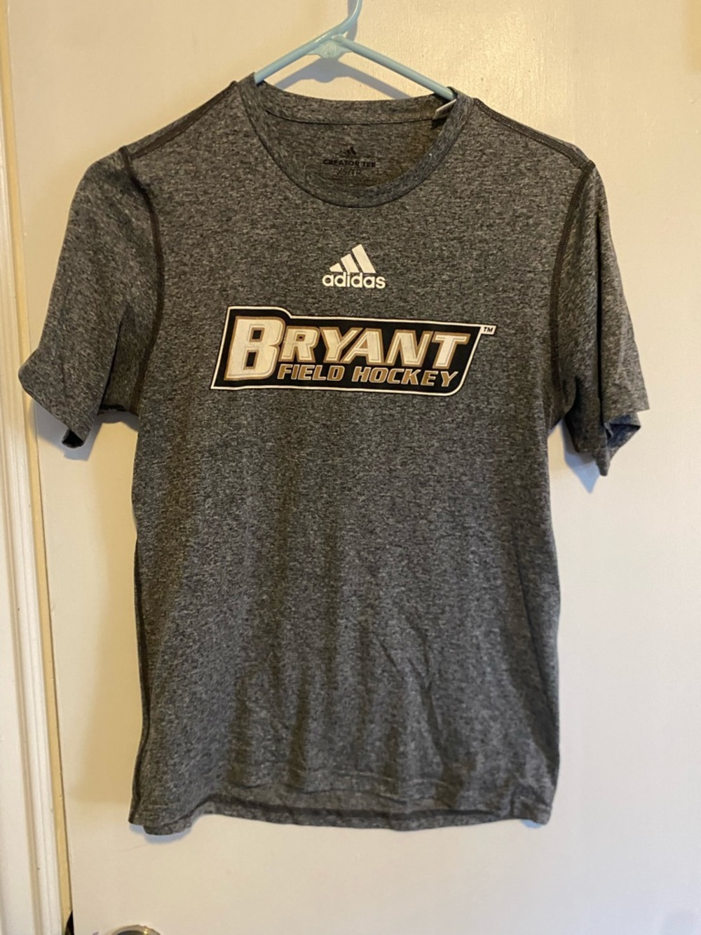 adidas Gray Bryant Field Hockey Short Sleeve Tee